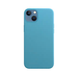 iPhone 13 Siliconen Case - Blauw