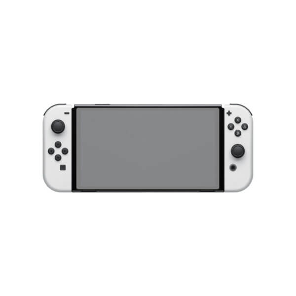 NIntendo Switch OLED screenprotector aangebracht