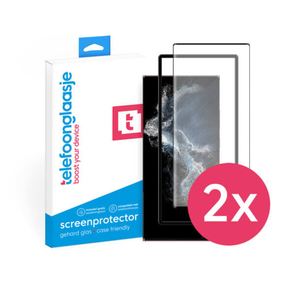 Samsung Galaxy S22 Ultra screenprotector 2x