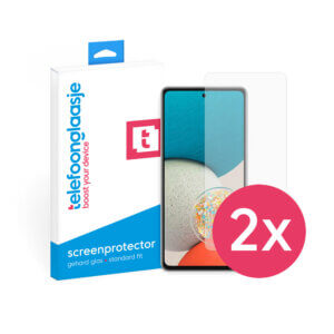 DuoPack Samsung Galaxy A53 screenprotectors