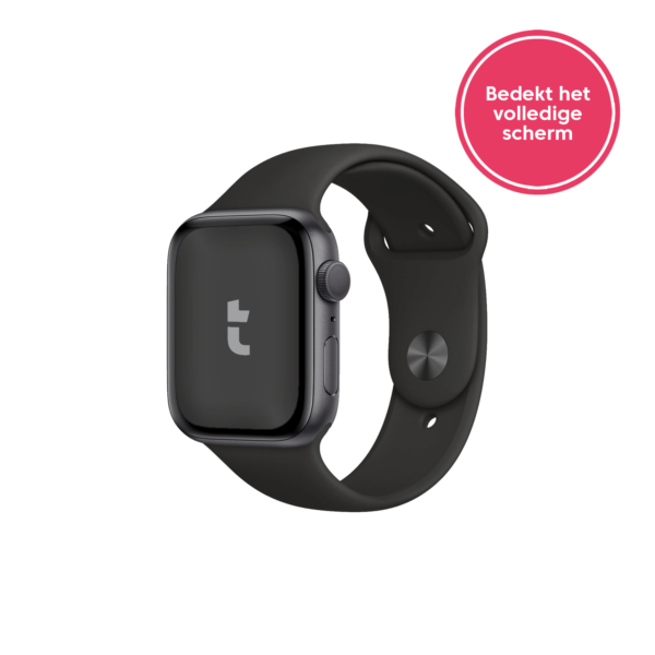 Apple Watch 4/5/6 40mm screenprotector aangebracht