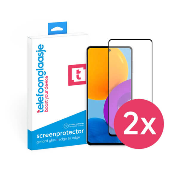 Samsung Galaxy M52 screenprotector - 2 Stuks