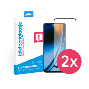OnePlus Nord 2 screenprotector Edge to Edge - 2x