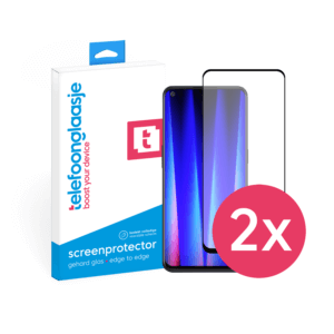 OnePlus Nord CE 2 screenprotector Edge to Edge 2x