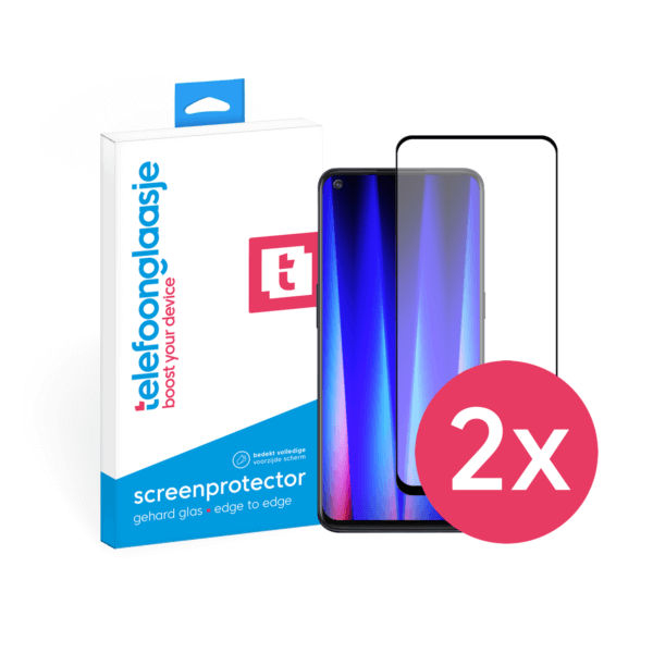 OnePlus Nord CE 2 screenprotector Edge to Edge 2x