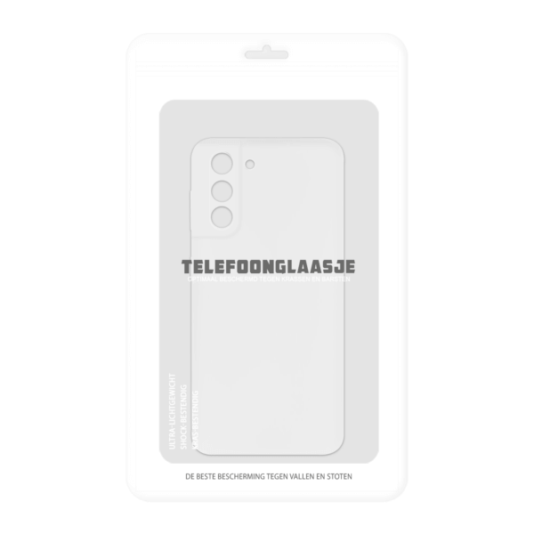 Samsung Galaxy S22 Plus siliconen back cover - Wit