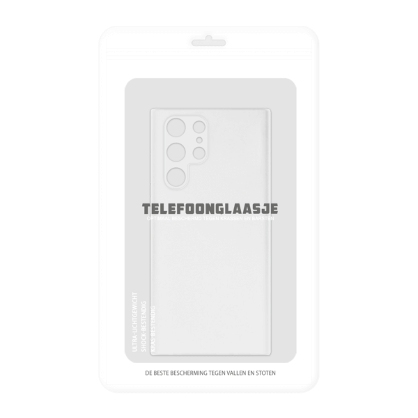 Samsung Galaxy S22 Ultra siliconen back cover - Wit