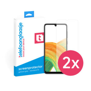 Samsung Galaxy A33 screenprotector - 2 Stuks