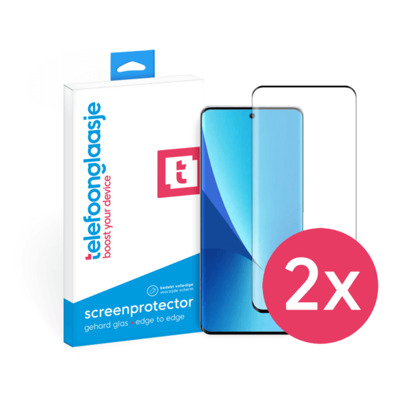 Xiaomi 12X screenprotector Edge to Edge - 2 stuks