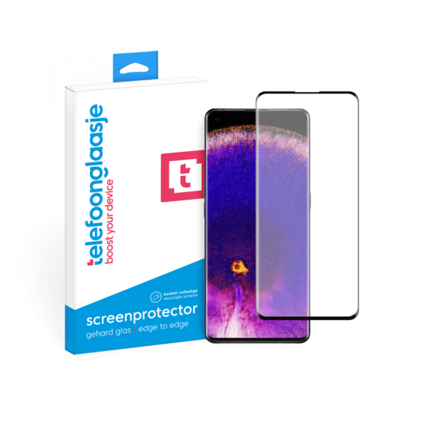 OPPO Find X5 Pro screenprotector Edge to Edge