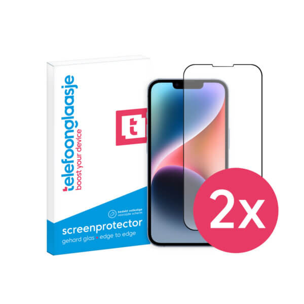 iPhone 14 screenprotector - E2E - DuoPack