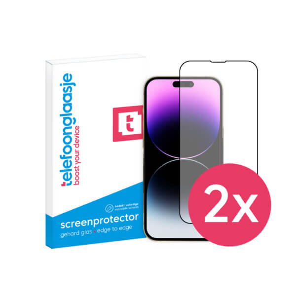 iPhone 14 Pro Max screenprotector - E2E - DuoPack