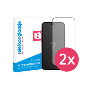 iPhone 14 Pro Max screenprotector - Edge to Edge - DuoPack
