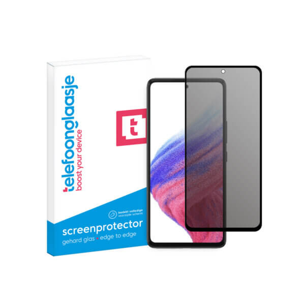 Samsung Galaxy A53 screenprotector - E2E - Privacy