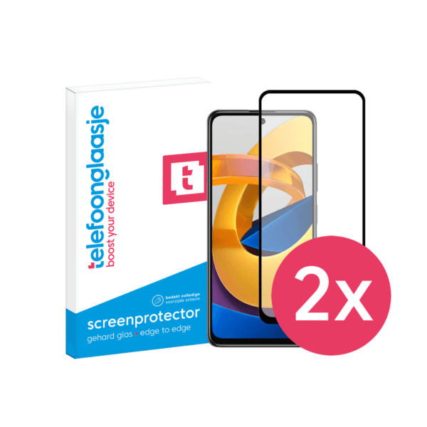 Xiaomi Poco M4 Pro screenprotector - DuoPack