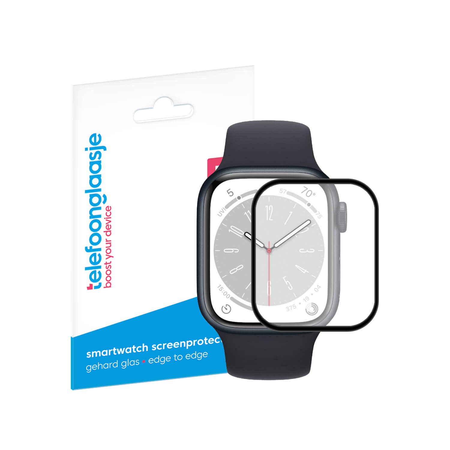 Apple Watch 7/8/9 screenprotector - 45mm