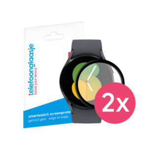 Duopack: Telefoonglaasje Samsung Galaxy Watch 5 screenprotector - 40mm