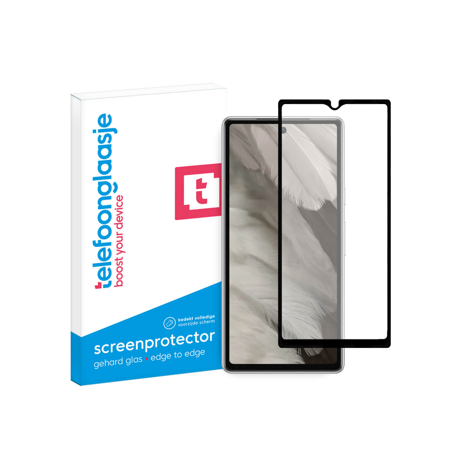 Google Pixel 7a screenprotector gehard glas Edge to Edge