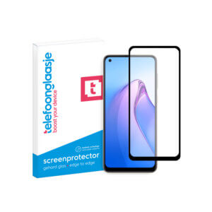 OPPO Reno8 screenprotector Edge to Edge met verpakking