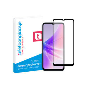 OPPO A77s 4G screenprotector Edge to Edge met verpakking