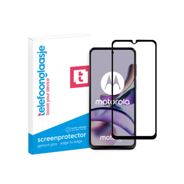 Motorola Moto G13 screenprotector Edge to Edge met verpakking