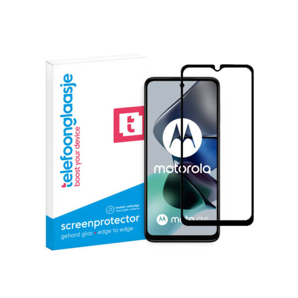 Motorola Moto G23 screenprotector Edge to Edge met verpakking