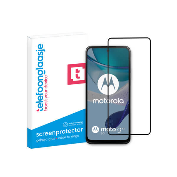 Motorola Moto G53 screenprotector Edge to Edge met verpakking