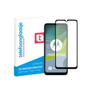 Motorola Moto E13 screenprotector Edge to Edge incl verpakking