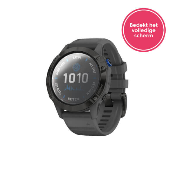 Garmin Fenix 6 Pro smartwatch screenprotector PMMA