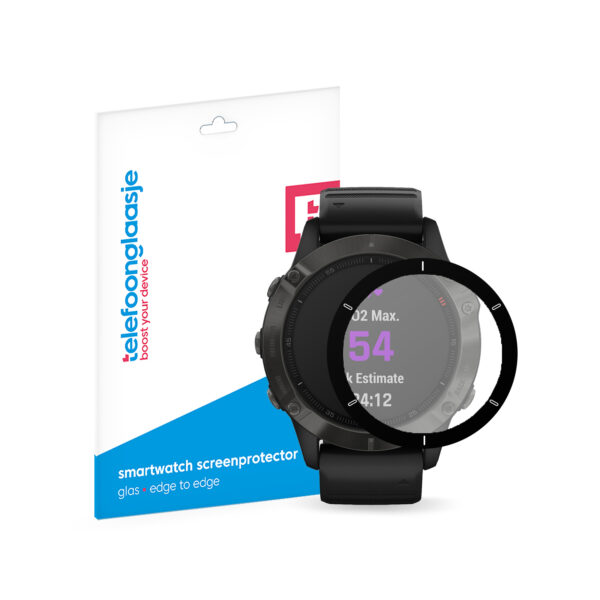 Garmin Fenix 6 screenprotector PMMA met verpakking