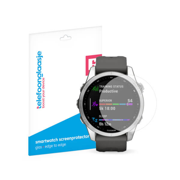 Garmin Fenix 7 screenprotector met verpakking