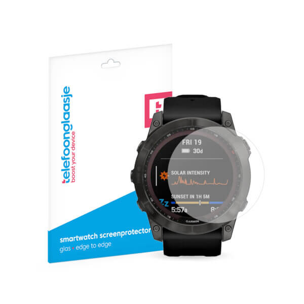 Garmin Fenix 7 screenprotector met verpakking