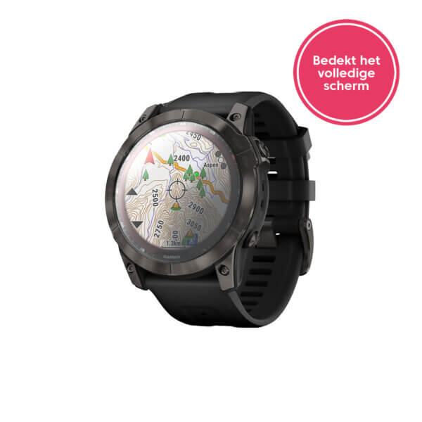Garmin Fenix 7X smartwatch screenprotector PMMA
