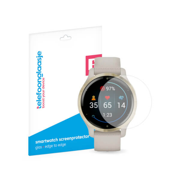 Garmin Venu 2S screenprotector met verpakking