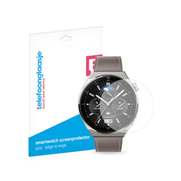 Huawei Watch GT3 Pro 46mm smartwatch screenprotector PMMA met verpakking