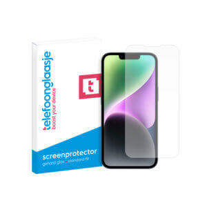 iPhone 15 Plus Standard Fit screenprotector Telefoonglaasje met verpakking
