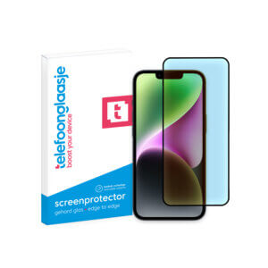 iPhone 15 Plus Edge to Edge Anti-Blue light screenprotector Telefoonglaasje met verpakking