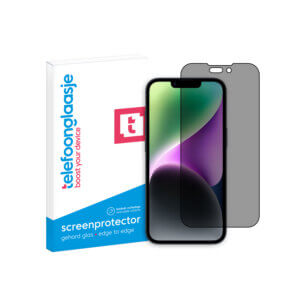iPhone 15 Plus Edge to Edge Privacy screenprotector Telefoonglaasje met verpakking