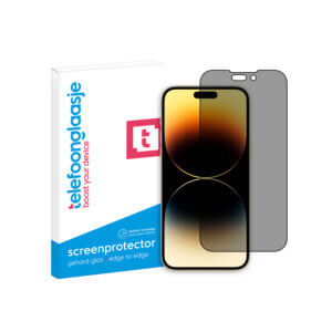 iPhone 15 Pro Max Edge to Edge Privacy screenprotector Telefoonglaasje met verpakking