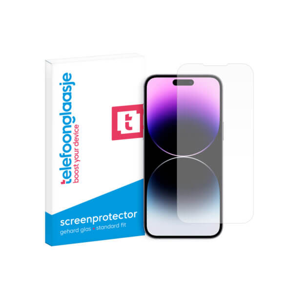 iPhone 15 Pro Standard Fit screenprotector Telefoonglaasje met verpakking