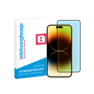 iPhone 15 Pro Edge to Edge Anti-Blue light screenprotector Telefoonglaasje met verpakking