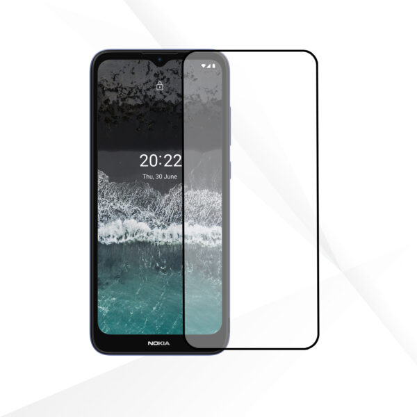Nokia C21 Edge to Edge screenprotector telefoonglaasje
