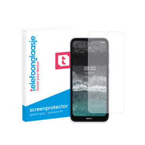 Nokia C21 screenprotector telefoonglaasje gehard glas met verpakking