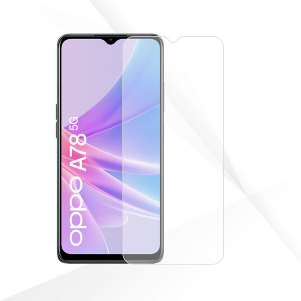 OPPO A78 5G screenprotector telefoonglaasje gehard glas