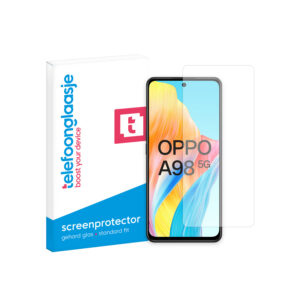 OPPO A98 5G screenprotector telefoonglaasje gehard glas met verpakking