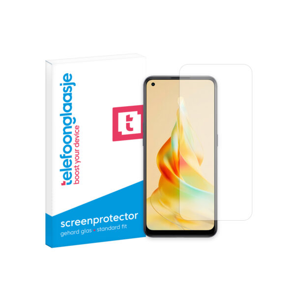 OPPO Reno8 T 4G screenprotector telefoonglaasje gehard glas met verpakking