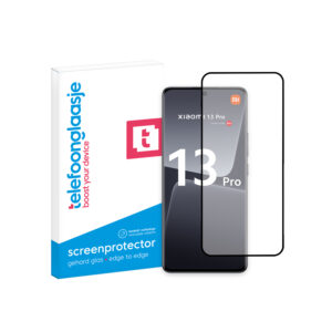 Xiaomi 13 Pro Edge to Edge screenprotector telefoonglaasje met verpakking
