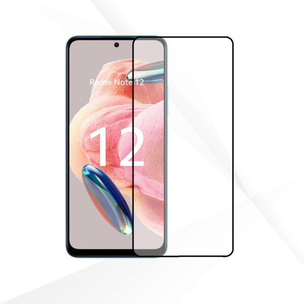 Xiaomi Redmi Note 12 4G Edge to Edge screenprotector telefoonglaasje