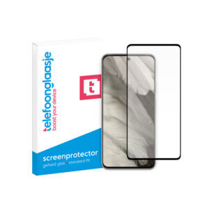 Google Pixel 8 Telefoonglaasje Edge to Edge screenprotector met verpakking