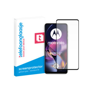 Motorola Moto G54 Telefoonglaasje Edge to Edge screenprotector gehard glas met verpakking